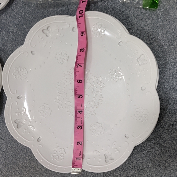 Dessert stand 3tier, set of two, white - Picture 2 of 4